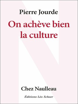cover image of On achève bien la culture